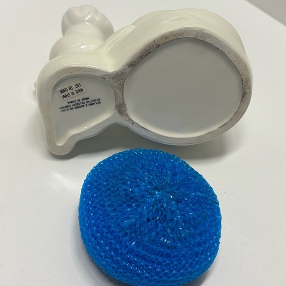 Vintage 1997 Pillsbury Doughboy ceramic kitchen sponge holder - Picture 2 of 5